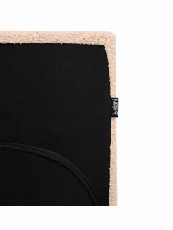 Beliani Betten & Matratzen<Doppelbett ALBI in Beige/Schwarz - (W) 155 x (H) 94 x (L) 211 cm