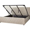 Beliani Betten & Matratzen<Doppelbett AMIENS in Beige - (W) 191 x (H) 109 x (L) 217 cm