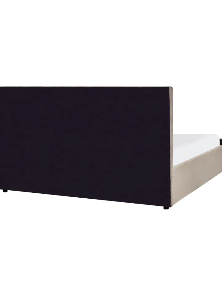 Beliani Betten & Matratzen<Doppelbett AMIENS in Beige - (W) 191 x (H) 109 x (L) 217 cm