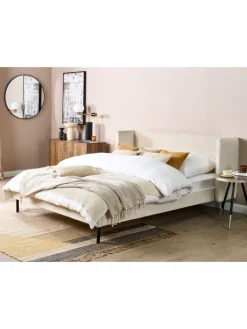 Beliani Betten & Matratzen<Doppelbett ARETTE in Beige - (W) 184 x (H) 95 x (L) 206 cm