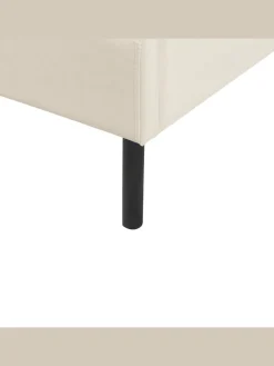 Beliani Betten & Matratzen<Doppelbett ARETTE in Beige - (W) 184 x (H) 95 x (L) 206 cm