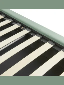 Beliani Betten & Matratzen<Doppelbett BAJONNA in Grün - (W) 204 x (H) 102 x (L) 235 cm