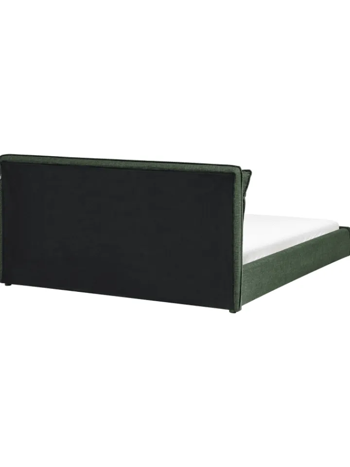 Beliani Betten & Matratzen<Doppelbett BAJONNA in Grün/Schwarz - (W) 200 x (H) 94 x (L) 235 cm