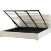 Beliani Betten & Matratzen<Doppelbett BATILLY in Beige - (W) 194 x (H) 105 x (L) 224 cm