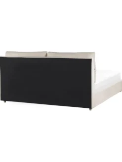 Beliani Betten & Matratzen<Doppelbett BATILLY in Beige - (W) 194 x (H) 105 x (L) 224 cm