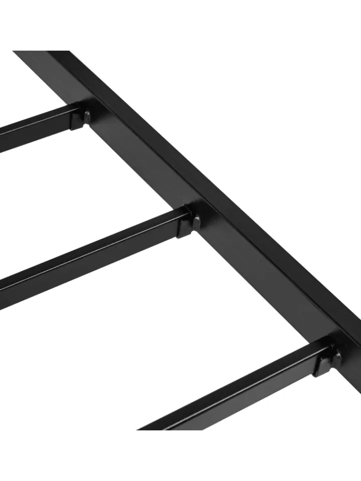 Beliani Betten & Matratzen<Doppelbett BREUILLET in Schwarz/Beige - (W) 165 x (H) 95 x (L) 207 cm