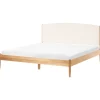 Beliani Betten & Matratzen<Doppelbett CLAIRAC in Braun - (W) 187 x (H) 100 x (L) 208 cm
