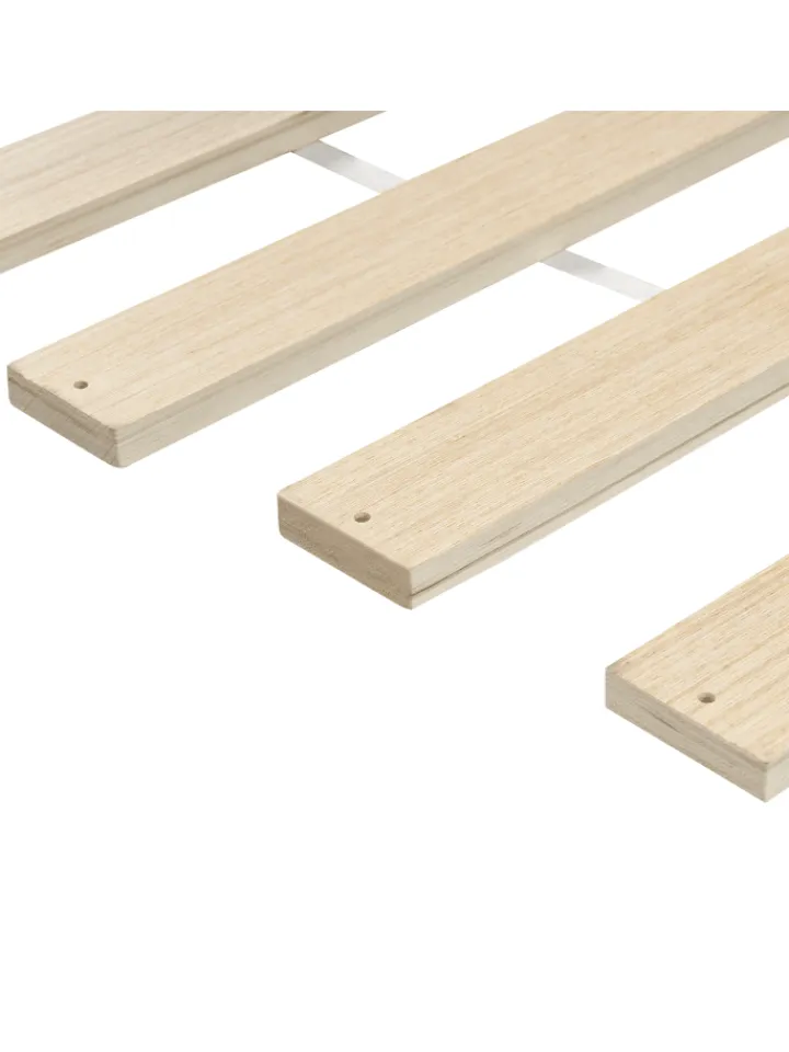 Beliani Betten & Matratzen<Doppelbett CLAIRAC in Braun - (W) 187 x (H) 100 x (L) 208 cm