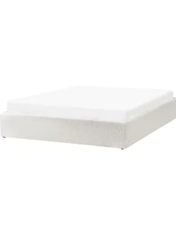 Beliani Betten & Matratzen<Doppelbett DINAN in Weiß - (W) 167 x (H) 31 x (L) 214 cm
