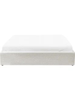Beliani Betten & Matratzen<Doppelbett DINAN in Weiß - (W) 167 x (H) 31 x (L) 214 cm