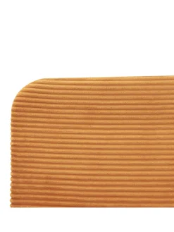 Beliani Betten & Matratzen<Doppelbett FLAYAT in Orange/Schwarz - (W) 193 x (H) 109 x (L) 215 cm