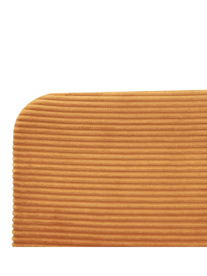 Beliani Betten & Matratzen<Doppelbett FLAYAT in Orange/Schwarz - (W) 193 x (H) 109 x (L) 215 cm