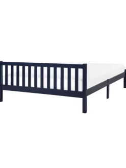 Beliani Betten & Matratzen<Doppelbett FLORAC in Blau - (W) 147 x (H) 70 x (L) 208 cm