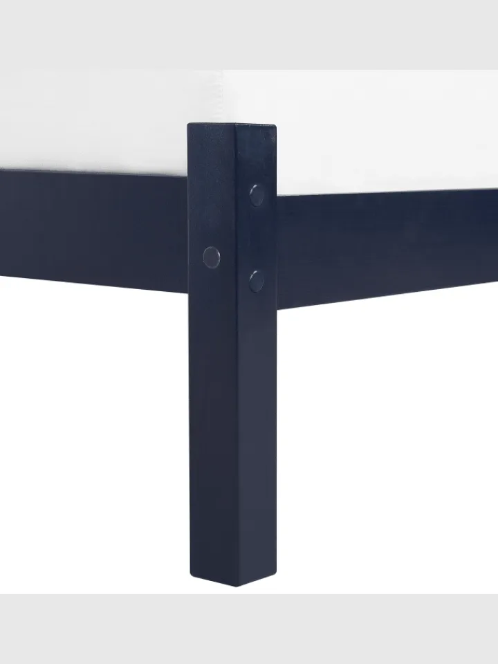 Beliani Betten & Matratzen<Doppelbett FLORAC in Blau - (W) 147 x (H) 70 x (L) 208 cm