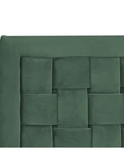 Beliani Betten & Matratzen<Doppelbett LIMOUX in Grün - (W) 167 x (H) 97 x (L) 213 cm
