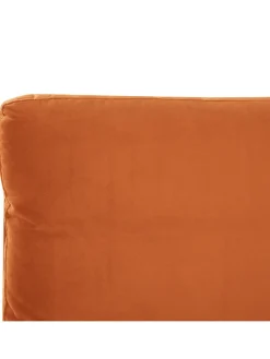 Beliani Betten & Matratzen<Doppelbett MELLE in Orange/Schwarz - (W) 176 x (H) 95 x (L) 233 cm