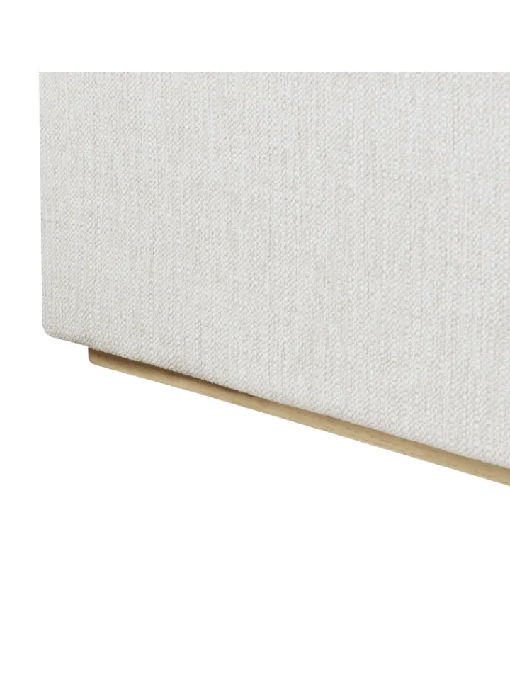 Beliani Betten & Matratzen<Doppelbett MONESTIER in Weiß - (W) 224 x (H) 115 x (L) 220 cm