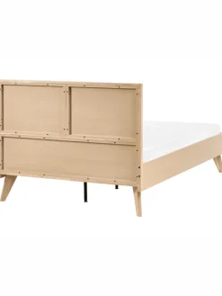 Beliani Betten & Matratzen<Doppelbett MONPAZIER in Braun - (W) 125 x (H) 99 x (L) 208 cm