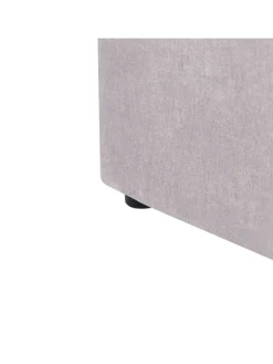 Beliani Betten & Matratzen<Doppelbett NANTERRE in Beige/Grau - (W) 147 x (H) 104 x (L) 215 cm