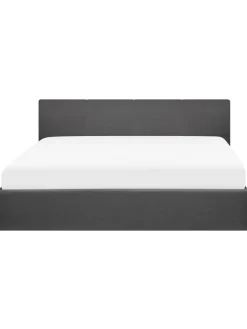 Beliani Betten & Matratzen<Doppelbett ORBEY in Grau - (W) 197 x (H) 88 x (L) 212 cm