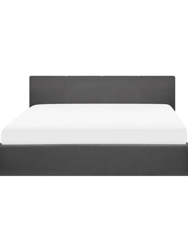 Beliani Betten & Matratzen<Doppelbett ORBEY in Grau - (W) 197 x (H) 88 x (L) 212 cm