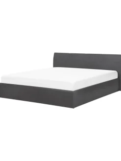 Beliani Betten & Matratzen<Doppelbett ORBEY in Grau - (W) 197 x (H) 88 x (L) 212 cm