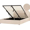 Beliani Betten & Matratzen<Doppelbett QUILLIEN in Beige - (W) 172 x (H) 91 x (L) 217 cm