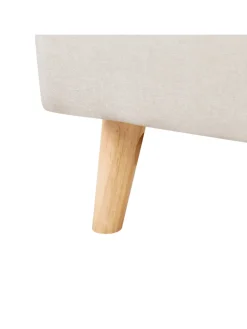 Beliani Betten & Matratzen<Doppelbett RENNES in Beige/Braun - (W) 151 x (H) 107 x (L) 216 cm