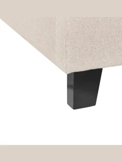 Beliani Betten & Matratzen<Doppelbett ROANNE in Beige/Braun - (W) 149 x (H) 29 x (L) 211 cm