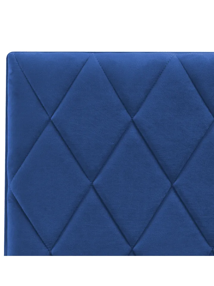 Beliani Betten & Matratzen<Doppelbett ROCHEFORT in Blau - (W) 150 x (H) 99 x (L) 214 cm