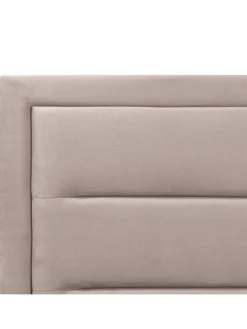 Beliani Betten & Matratzen<Doppelbett ROUEN in Beige - (W) 188 x (H) 111 x (L) 214 cm
