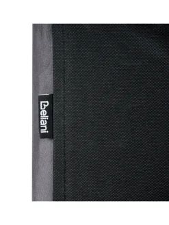 Beliani Betten & Matratzen<Doppelbett ROUEN in Grau/Schwarz - (W) 146 x (H) 112 x (L) 213 cm