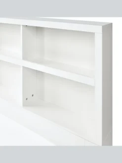 Beliani Betten & Matratzen<Doppelbett TARARE in Weiß - (W) 164 x (H) 125 x (L) 220 cm