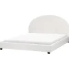 Beliani Betten & Matratzen<Doppelbett VAUCLUSE in Weiß - (W) 194 x (H) 112 x (L) 214 cm