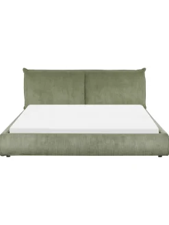 Beliani Betten & Matratzen<Doppelbett VINAY in Grün - (W) 196 x (H) 90 x (L) 233 cm