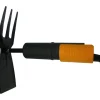 Fiskars Gartendekoration<Doppelhacke "QuikFit" in Schwarz/ Orange