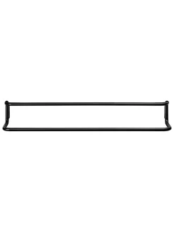 Blomus Weitere Haushaltshelfer<Doppelhandtuchhalter "Modo" in Schwarz - (B)60 x (H)9 cm