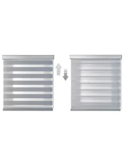Selecta Stor Gardinen, Jalousien & Rollos<Doppelrollo in Silber