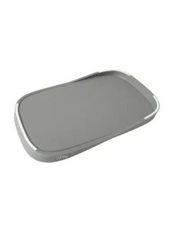 Vialli Design Koch- & Backutensilien<Doppelseitiges Schneidebrett in Grau - (L)39 x (B)24,5 cm
