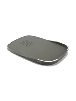 Vialli Design Koch- & Backutensilien<Doppelseitiges Schneidebrett in Grau - (L)39 x (B)24,5 cm