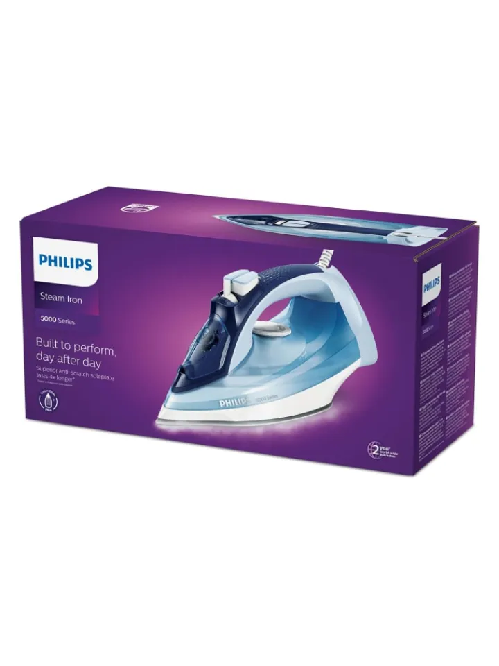 Philips Bügeleisen<DST5030/20 Dampfbügeleisen 320 ml in Blau
