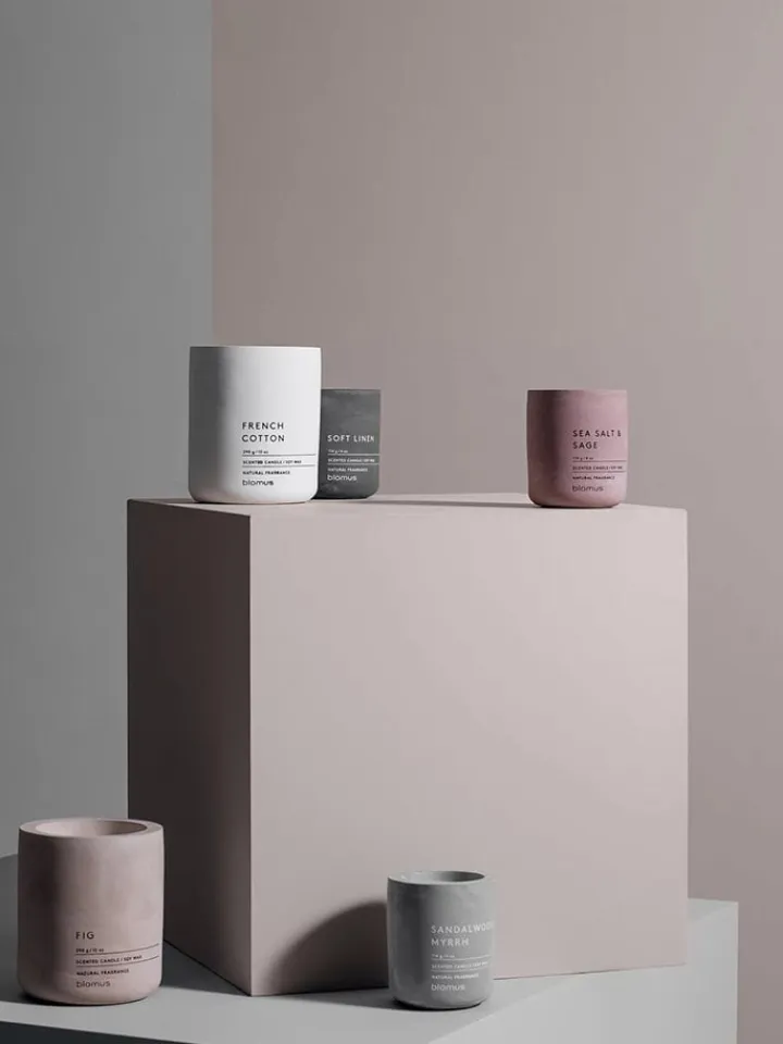 Blomus Kerzen, Vasen & Mehr<Duftkerze ''Fraga'' in Grau - 400 g