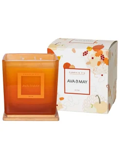 AVA & MAY Kerzen, Vasen & Mehr<Duftkerze "Pumpkin Pie" in Orange - 550 g