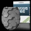 Franz Joseph Schütte Badaccessoires<Duroplast WC-Sitz GREY HEXAGONS, mit Absenkautomatik und Schnellverschluss