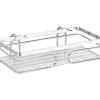 Wenko Badmöbel|Badezimmermöbel<Duschablage in Silber - (B)24 x (H)6,5 x (T)13 cm