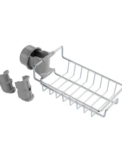 Maximex Badaccessoires<Duschablage in Silber - (B)10 x (H)17 x (T)4 cm