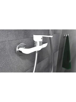 Schütte Badarmaturen<Duscharmatur "Diziani" in Weiß/ Chrom