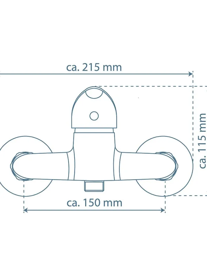 Schütte Badarmaturen<Duscharmatur "Magna" in Chrom