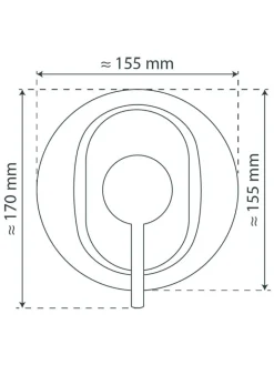 Schütte Badarmaturen<Duscharmatur ''Sylt'' in Chrom