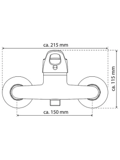 Schütte Badarmaturen<Duscharmatur ''Verona'' in Chrom